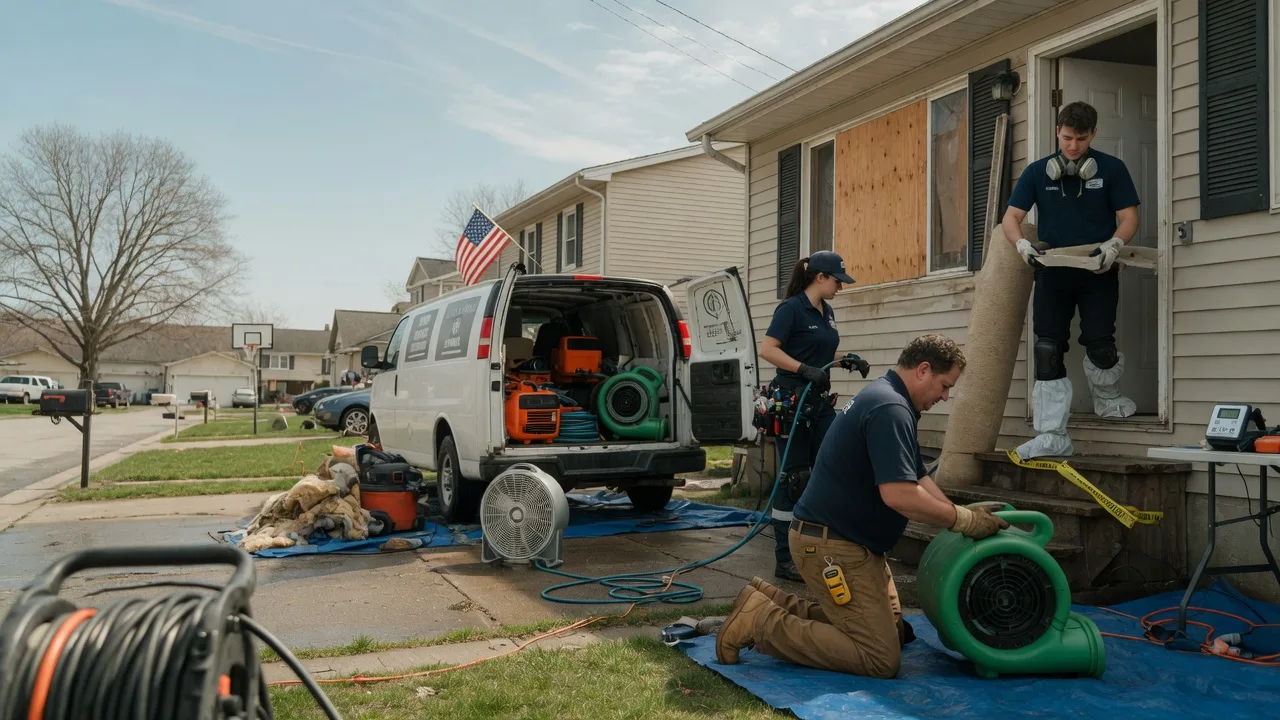 Water Damage Restoration in Amberg, WI near me